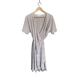 Babaton - Mauve Wrap Dress- Large